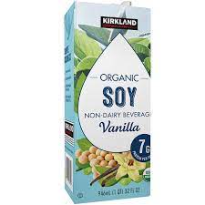 KIRKLAND ORGANIC VANILLA SOY MILK-NON DAIRY 946 ml