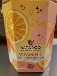 RATA &amp; Co VITAMIN C &amp;/HYALURONIC FACE SERUM + DAY CREAM