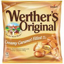werther's original creamy caramel filled 75g
