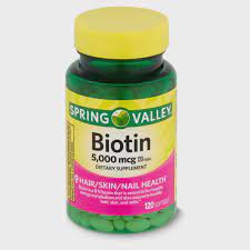SPRIHG VALLEY BIOTIN HAIR/SKIN/NAIL HEALTH 1.000MCG 150 SOFTS