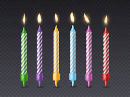 BOUGIE DE FETES SCINTILLANTES 12 PC