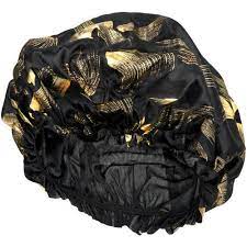 SLEEK BONNET Black/gold