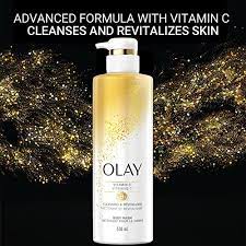 OLAY VITAMIN C B3 CLEANSING &amp; REVITALIZING BODY WASH