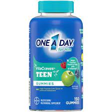 ONE A DAY FOR HIM VITACRAVES TEEN GUMMIES 150 GUMS