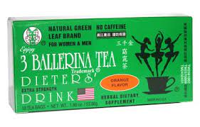 ENJOY 3 BALLERINA HERBAL TEA ORANGE FLAVOR 53.88G 18 TEA