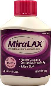 BAYER MIRALAX RELIEVES OCCASIONAL CONSTIPATION/IRREGILARITY 510G