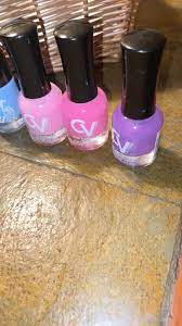 Color Vibe with hardeners cv017 snatched red nail polish