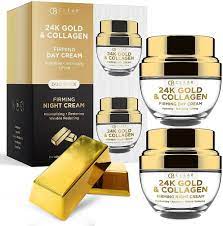 CB CLEAR 24K GOLD &amp; COLLAGEN FIRMING DAY CREAM DUO PACK FIRMING NIGHT CREAM