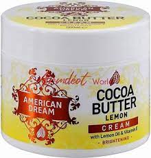 AMERICAN DREAM COCOA BUTTER LEMON BODY CREAM 453g
