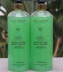 RUSSELL &amp; WINDSOR LEMON VERBENA EXFLOLIATING BODY SCRUB 1L