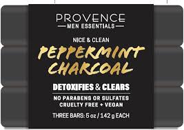 PROVENCE ESSENTIALS AFRICAN BLACK SOAP TRIPLE MILLED BAR SOAP LEMONGRASS 283G