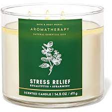 BATH AND BODY CANDLE STESS RELIEF 411G