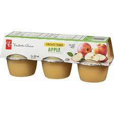 L. UNSWEETENED APPLE SAUCE 6 PACK(COMPOTE DE POMMES)