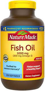 NATURE MADE FISH OIL 2400MG 134 SOFTGELS OMEGA3