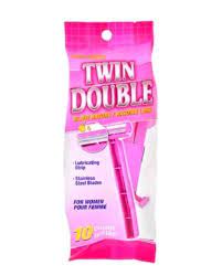 ASSURED TWIN DOUBLE BLADE RAZORS BLEU