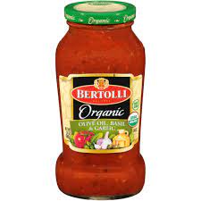 BERTOLLI ORGANIC OLIVE OIL BASIL TOMATO SAUCE