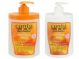 CANTU SHEA BUTTER NATURAL HAIR CLEANSING CREAM SHAMPOO