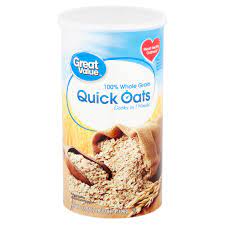 GREAT VALUE QUICK OATS(QUAKER, PETIT)