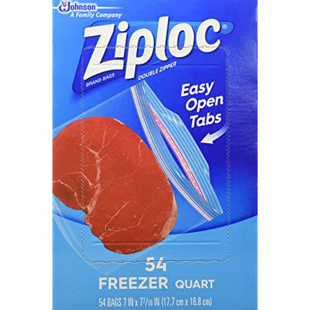 SCJOHNSON ZIPLOC QUART 54