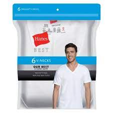 HANES BEST 6 V-NECKS OUR BEST (XL)