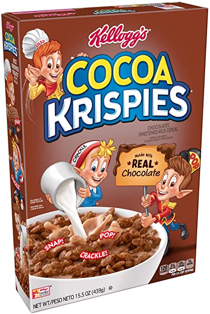 KELLOGG’S COCOA KRISPIES NOW MORE COCOA 439G