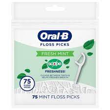 ORAL-B FLOSS PICKS FRESH MINT